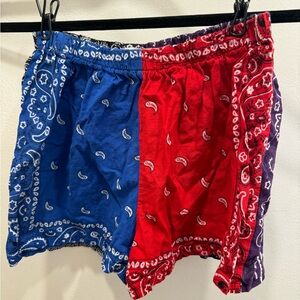Urban renewal bandana shorts